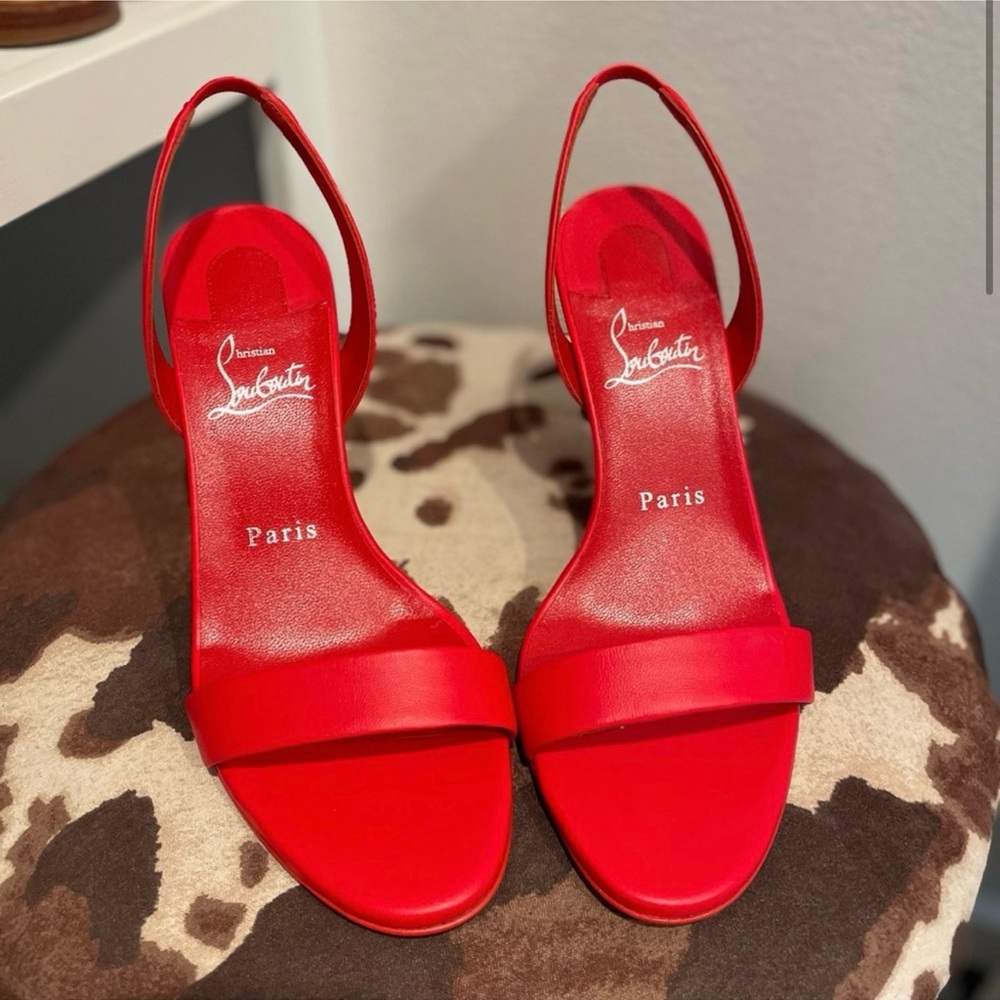 Christian Louboutin Vibrant Red Heels